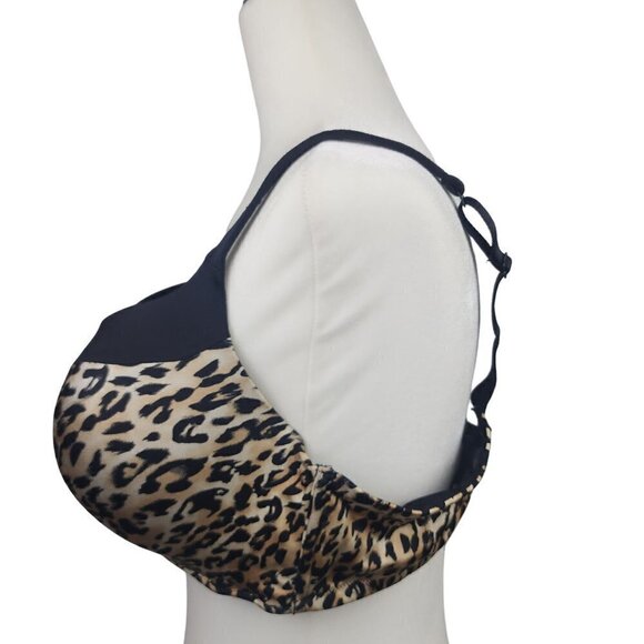 Addition Elle Full Support Wireless Bra Leopard Print 40DD - Picture 4 of 7